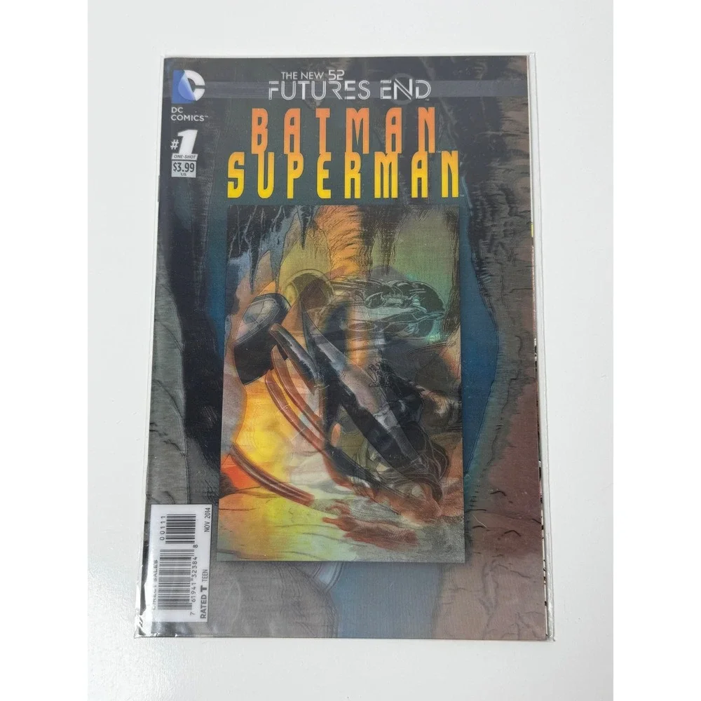 DC Comics Batman Superman Futures End 1 One-Shot New 52 3D Lenticular Cover 2014